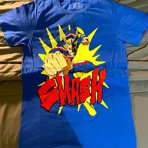 My Hero Academia “All Might” Blue Short Sleeve Tee